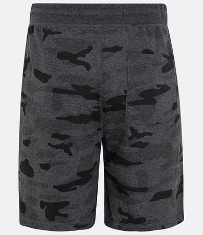 Bermuda Estampa Camuflada con Bolsillos en Cierre 2