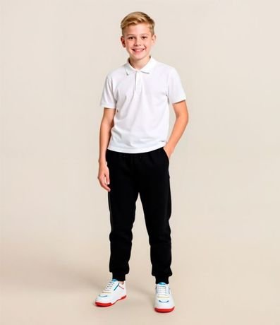 Pantalón Infantil en Sudadera Básica - Talle 5 a 14 años