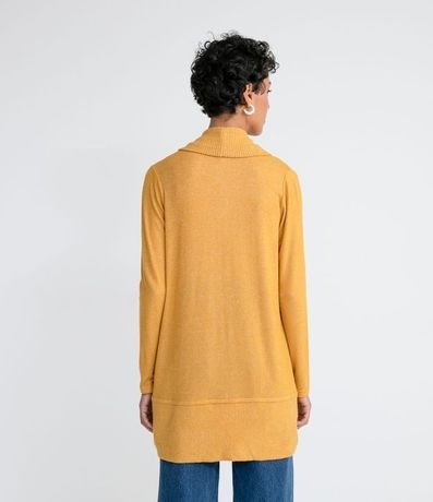 Cardigan Básico en Viscosa con Abertura Total 2