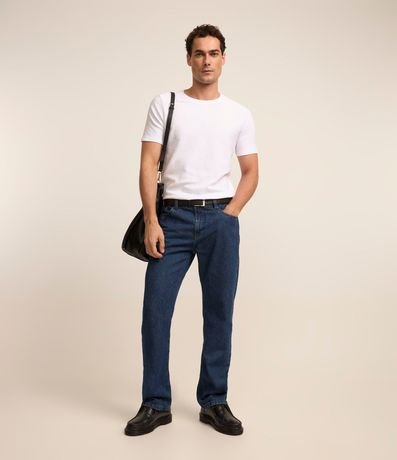 Remera Slim en Algodón con Textura Acanalada 2