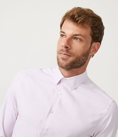 Camisa Slim Manga Larga a Rayas 4