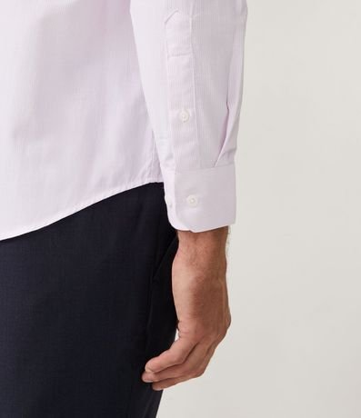 Camisa Slim Manga Larga a Rayas 5