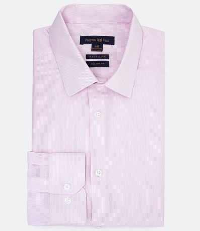 Camisa Slim Manga Larga a Rayas 7