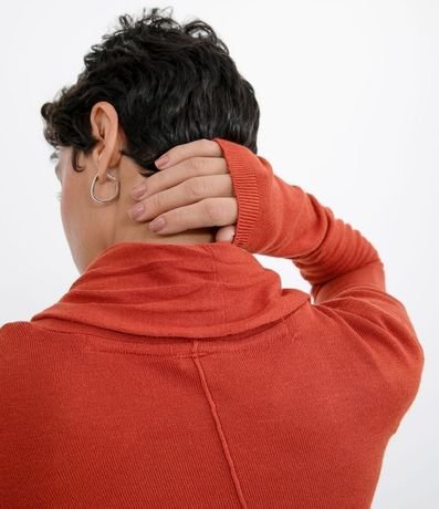Chaqueta de Punto Larga sin Estampado 4