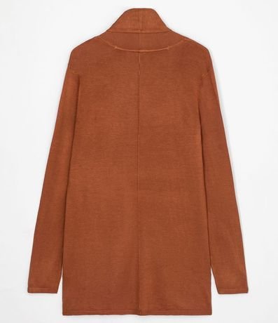 Chaqueta de Punto Larga sin Estampado 7