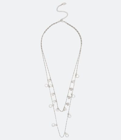 Collar en Capadas de Zircónia y Corazónes