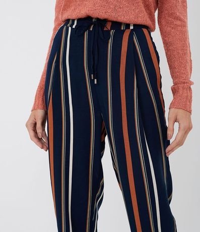 Pantalón Rayada con Amarre 3