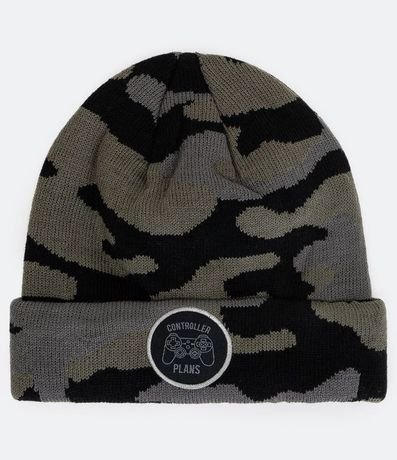 Gorro Infantil Estampa Militar Tam Único