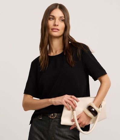 Blusa con Aberturas y Detalles de Pespuntes 1