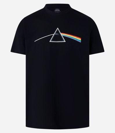 Remera Confort Fit Estampa Pink Floyd Prism 4