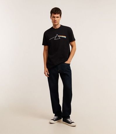 Remera Confort Fit Estampa Pink Floyd Prism 2