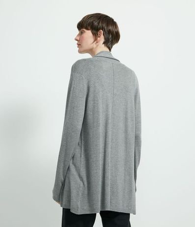 Chaqueta de Punto Larga sin Estampado 2