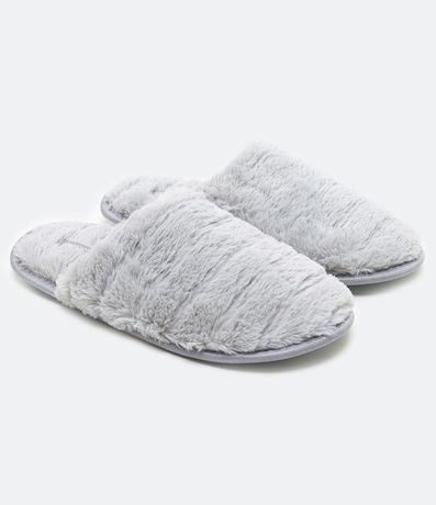 Pantunfla con Pelitos y Rayas