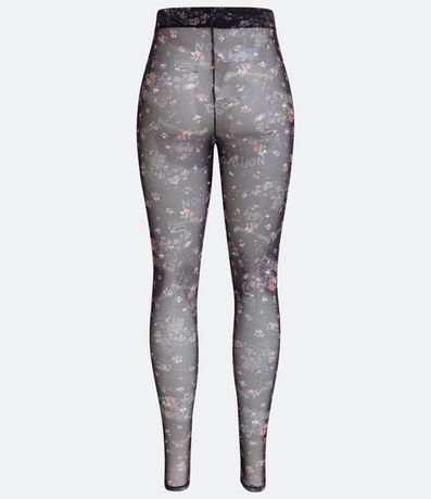 Pantalón Legging Cintura Alta con Estampado Floral 6