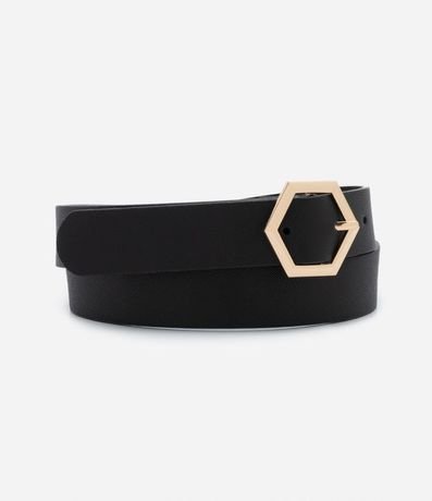 Cinturón con Hebilla Hexagonal 2