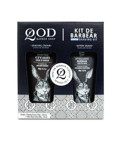 Kit Crema de Afeitar + Loción para despúes QOD Barber Shop 1