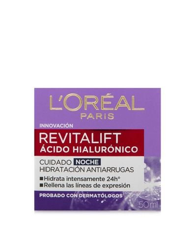 Creme Facial Loréal Paris Revitalift Acido Hialucrónico Nocturno 1