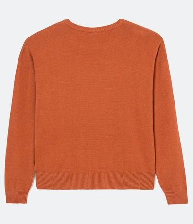 Buzo Cerrado Básico de Punto con Manga Larga y Sisa Desplazada 2