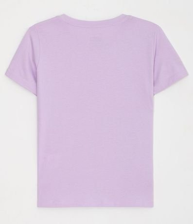 Blusa Alargada Básica en Algodón con Cuello Redondo y Manga Corta 6