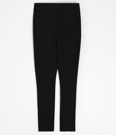 Pantalón Liso con Textura y Cierre Lateral 2