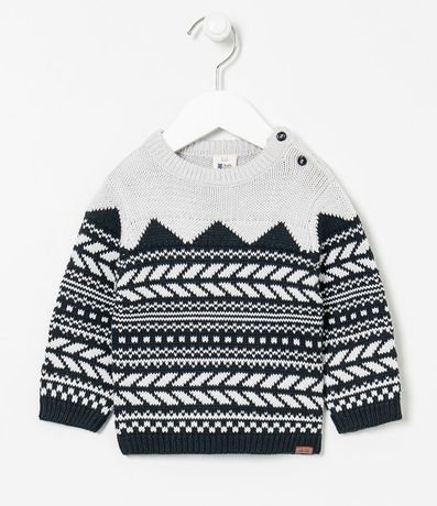 Suéter infantil en Tejido de Punto - Tam 0 a 18 meses 1