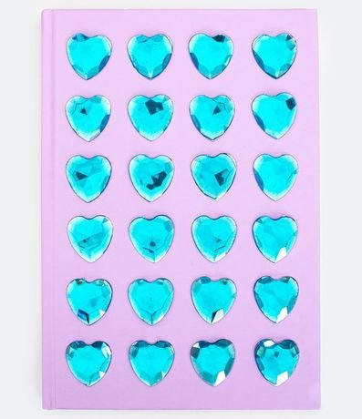 Cuaderno con Piedras Corazón 1