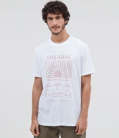 Remera Manga Corta Estampa Solaris Sol 1