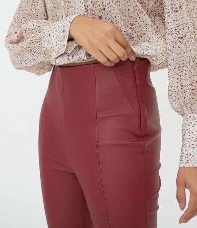 Pantalón Legging Liso en PU 4