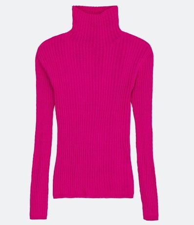 Blusa Cuello Alto en Tejido de Punto con Puntos Diferentes 6