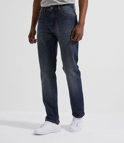 Pantalón Jeans Slim con Detalles en el Bolsillo 1