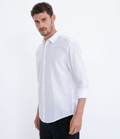 Camisa Lisa en Lino