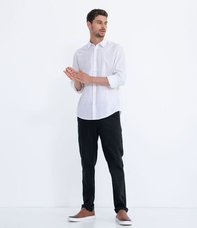 Camisa Lisa en Lino 6