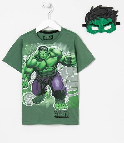 Remera Estampa de Hulk y Mascara Tam 4 a 10 años 1