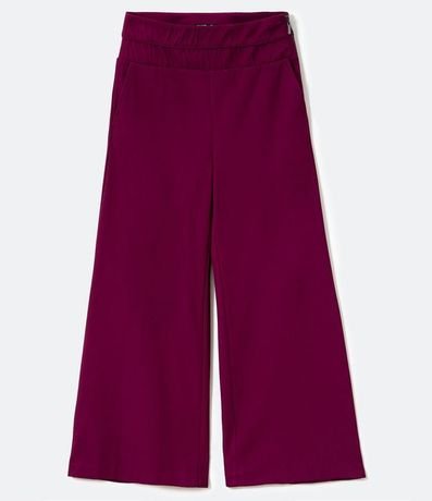 Pantalón Flare Liso con Bolsillo 5