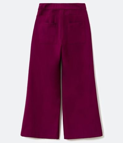 Pantalón Flare Liso con Bolsillo 6