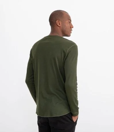 Remera Manga Larga en Malla Waffle 2