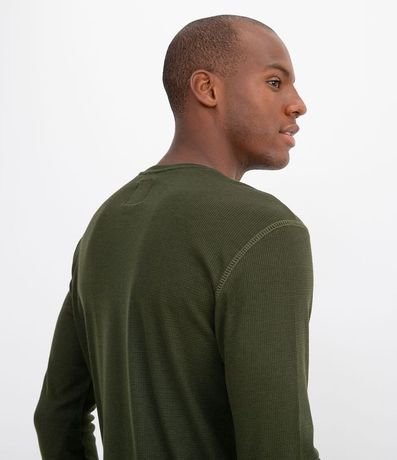 Remera Manga Larga en Malla Waffle 4