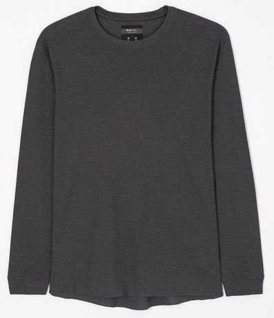 Remera Manga Larga en Malla Waffle 6