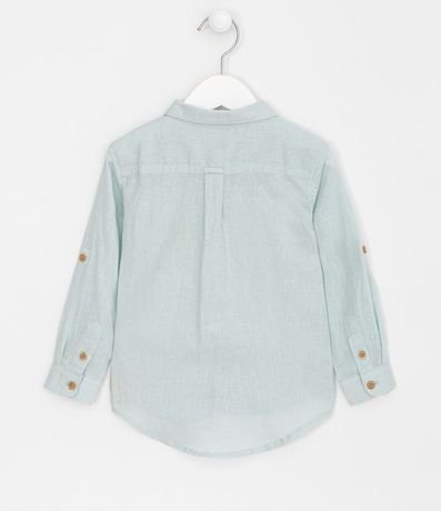Camisa Infantil Lino Lisa Tam 1 a 4 años 2