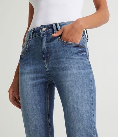 Pantalón Jeans Skinny con Terminación 3