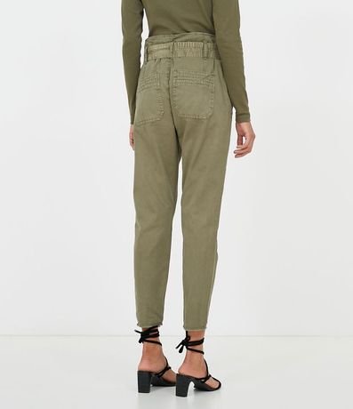 Pantalón Clochard Liso con Cinto y Bolsillos 2