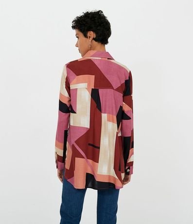 Camisa Estampada con Botónes 2