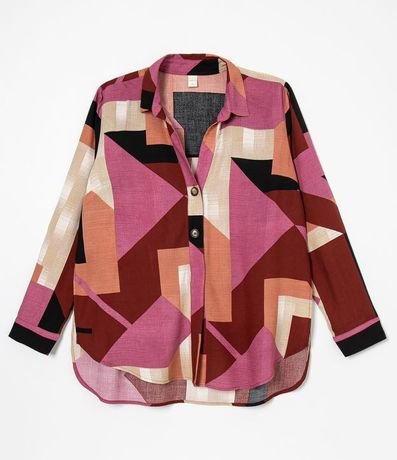 Camisa Estampada con Botónes 5