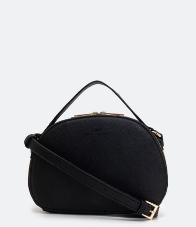 Cartera Pequeña Transversal con Divisorias Satinato