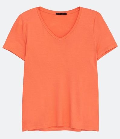 Blusa Básica en Viscosa con Escote V 4