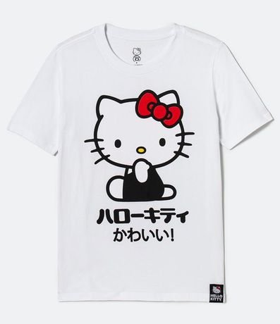 Blusa Manga Corta en Algodón Estampado Hello Kitty 1