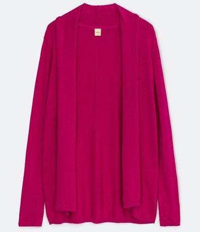 Chaqueta de Punto Larga sin Estampado 6