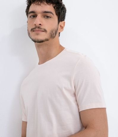 Remera Slim Básica en Algodón Peruano con Cuello Redondo 3