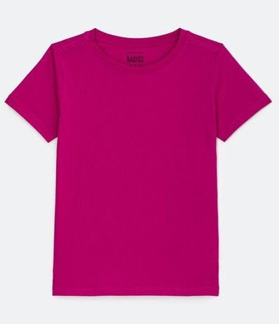 Blusa Alargada Básica en Algodón con Cuello Redondo y Manga Corta 5