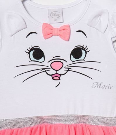 Vestido Infantil Estampa Gata Marie Tam 1 a 6 años 4